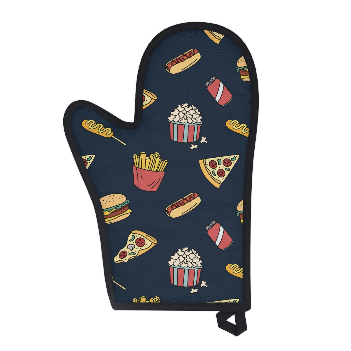 Fast Food Pattern Oven Glove