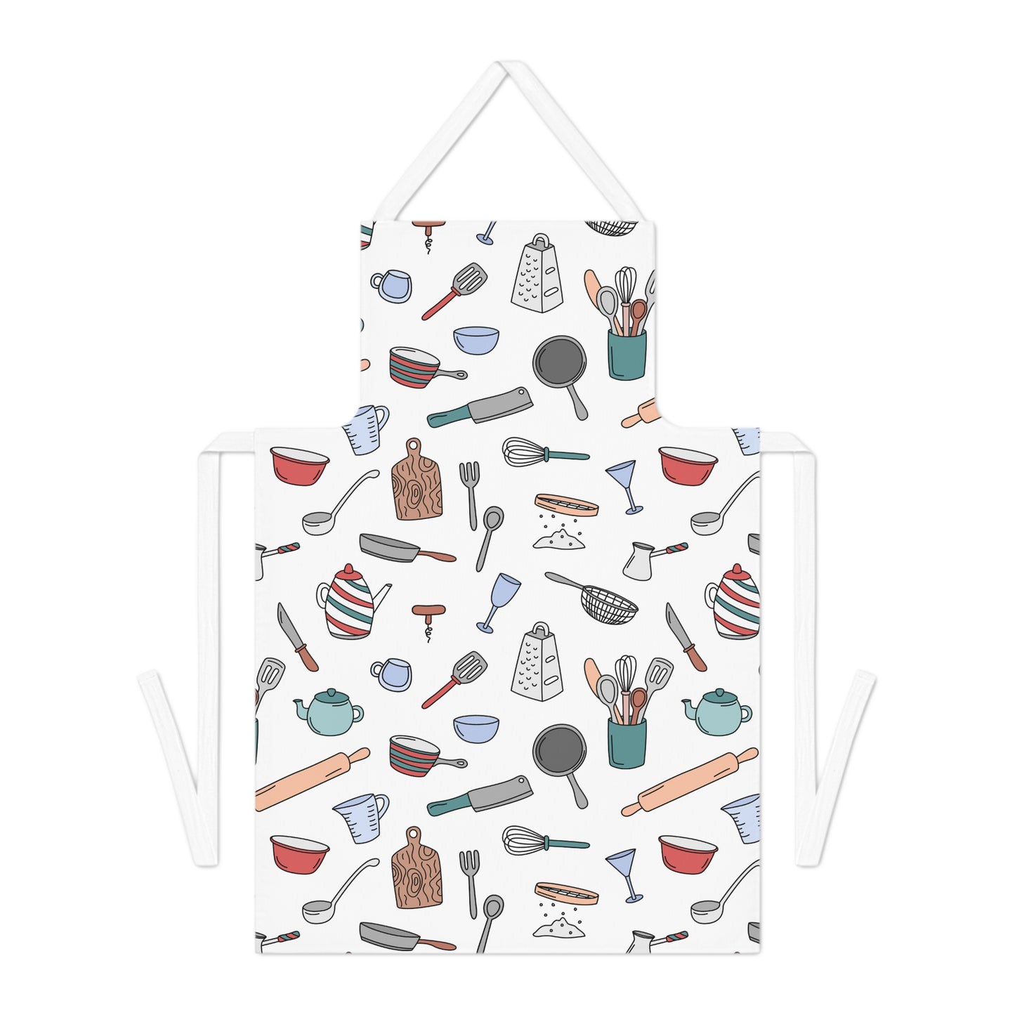 Adult Apron with Cooking Items