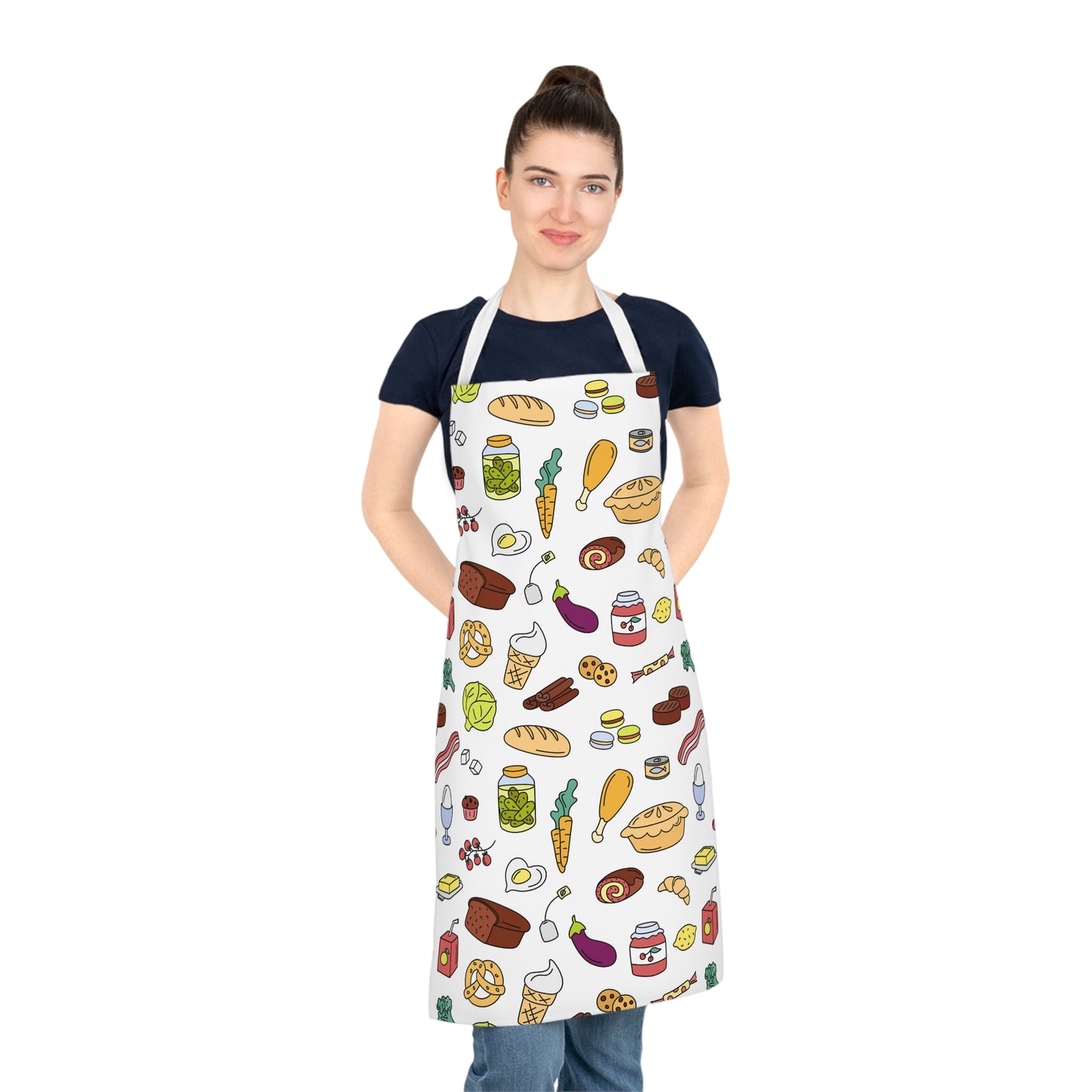 Adult Apron with food items