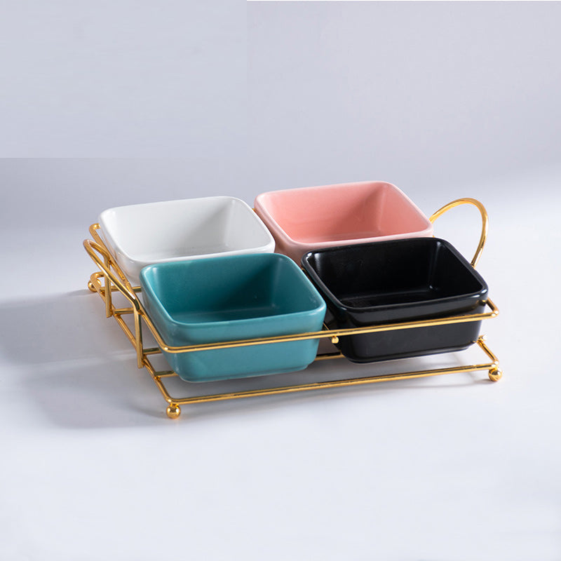 Creative Grid Dried Fruit Snacks Fruit Plate