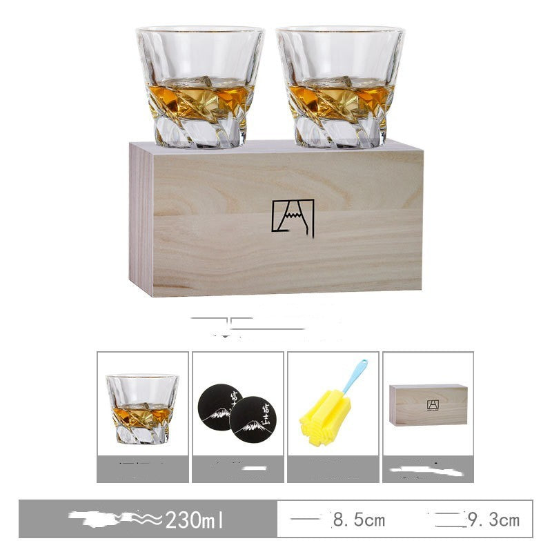 Wine Pair Cup Set Couples Original Wooden Box Gift