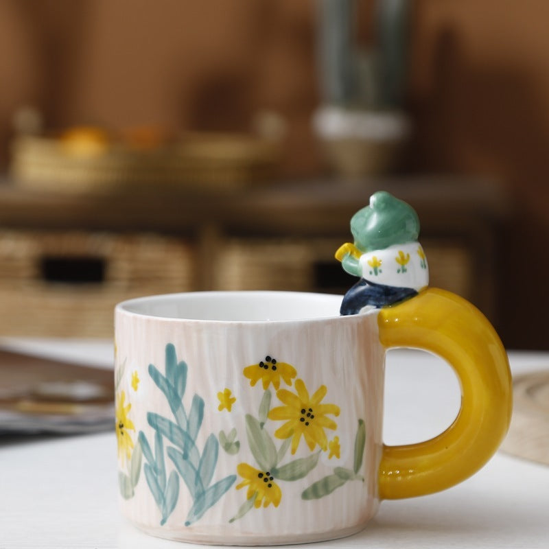 Cartoon Cute Pet Handmade Ceramic Cup