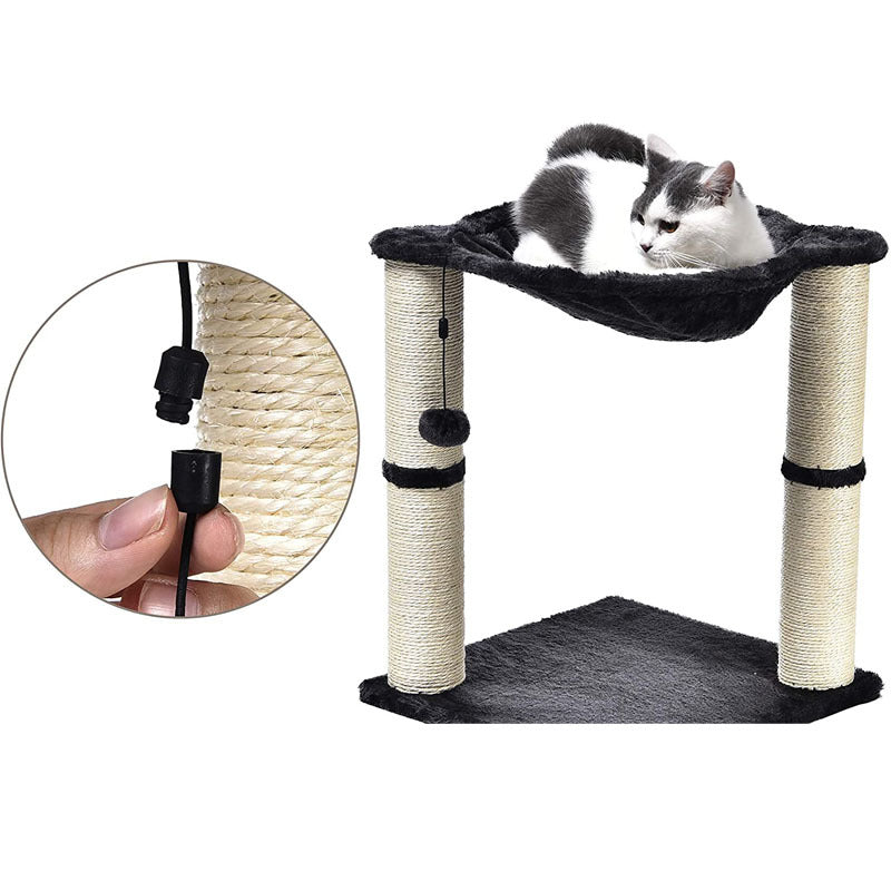 Cat Climbing Frame Sisal Pillar Nest Integrated Hammock