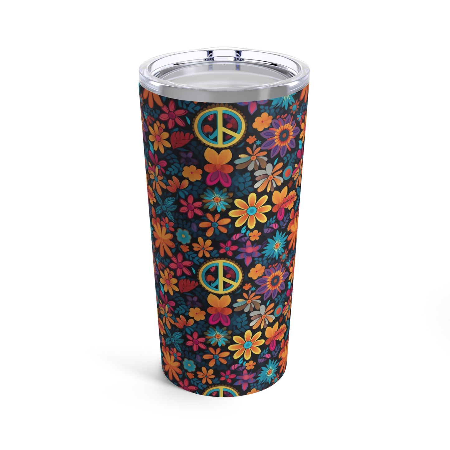 Groovy Tumbler - Retro Tumbler - Flower Power Tumbler - Best Wife Gift - Best Sister Gift - Kitchen Accessories - Best Travel Tumbler