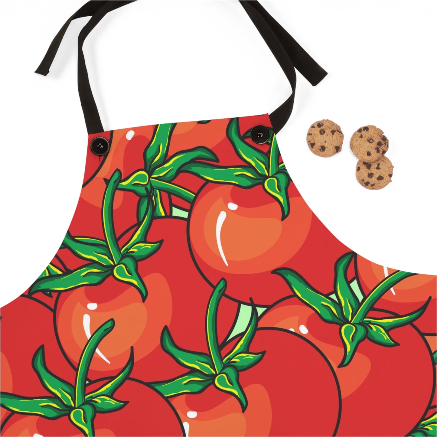 Tomato Pattern Apron - Tomatoes Apron - Favorite Cook Gift - Tomato Lover Gift - Chef Gift - Best Wife Gift - Kitchen Accessories - Tomatoes