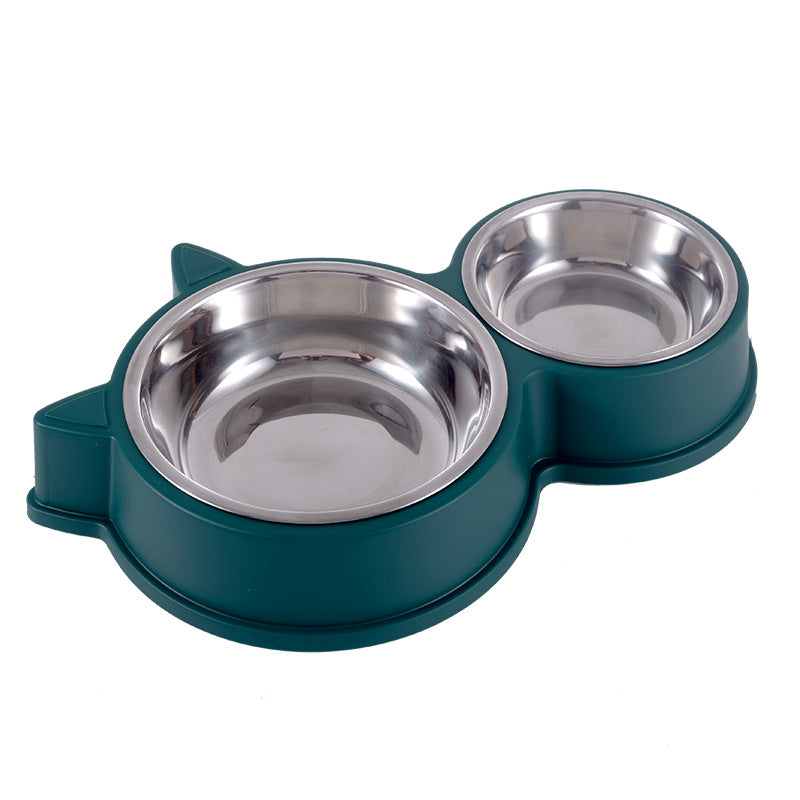 Dogs And Cats Anti-tumble Double Bowl Automatic Drinking Pet Supplies