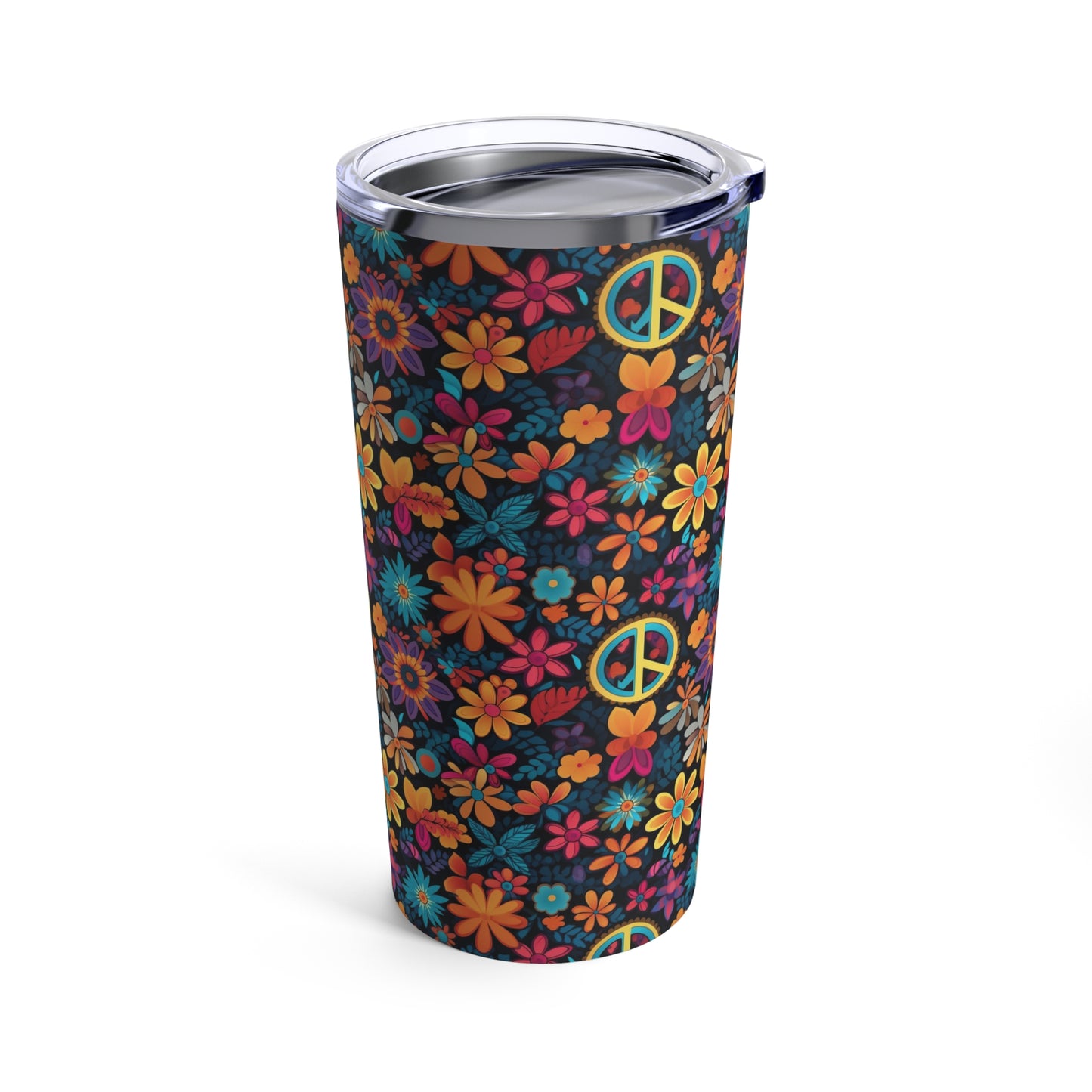 Groovy Tumbler - Retro Tumbler - Flower Power Tumbler - Best Wife Gift - Best Sister Gift - Kitchen Accessories - Best Travel Tumbler