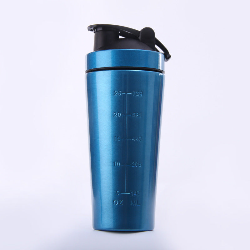 Factory Wholesale Stainless Steel Protein Powder Shaker Cup Multifunctional Fitness Sports Water Cup Fashion Gift Cup Customization