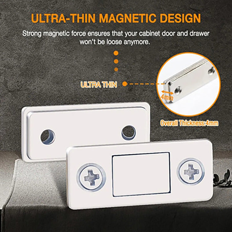 Punch-free Magnetic Door Closer