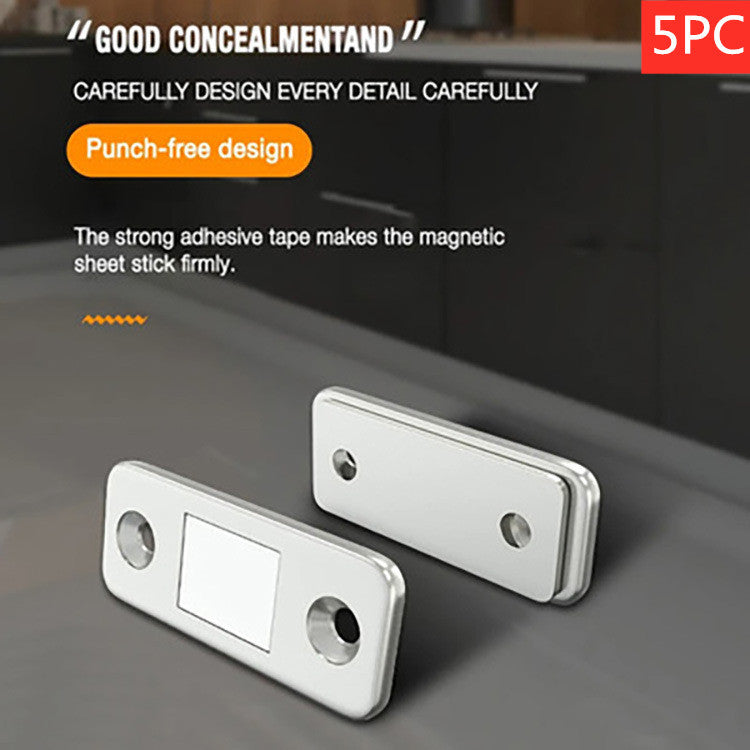 Punch-free Magnetic Door Closer