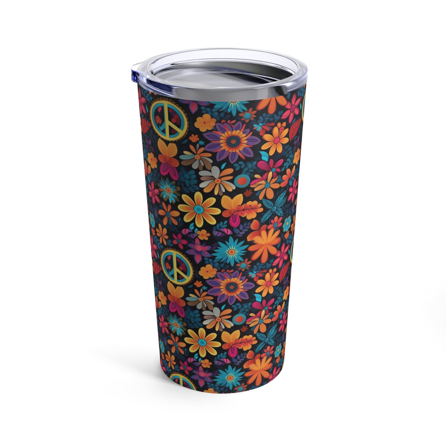 Groovy Tumbler - Retro Tumbler - Flower Power Tumbler - Best Wife Gift - Best Sister Gift - Kitchen Accessories - Best Travel Tumbler