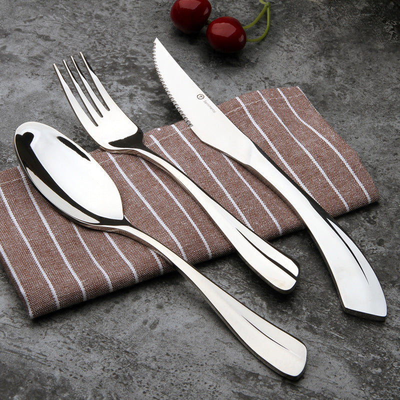 Stainless steel creative full set of western tableware