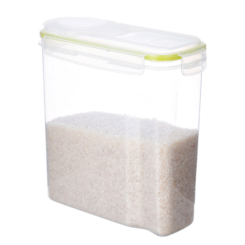 Original Airtight Cereal Container Locking Lid Watertight Bpa-Free Plastic Great Food Storage Keeper for Flour Sugar Dry Food