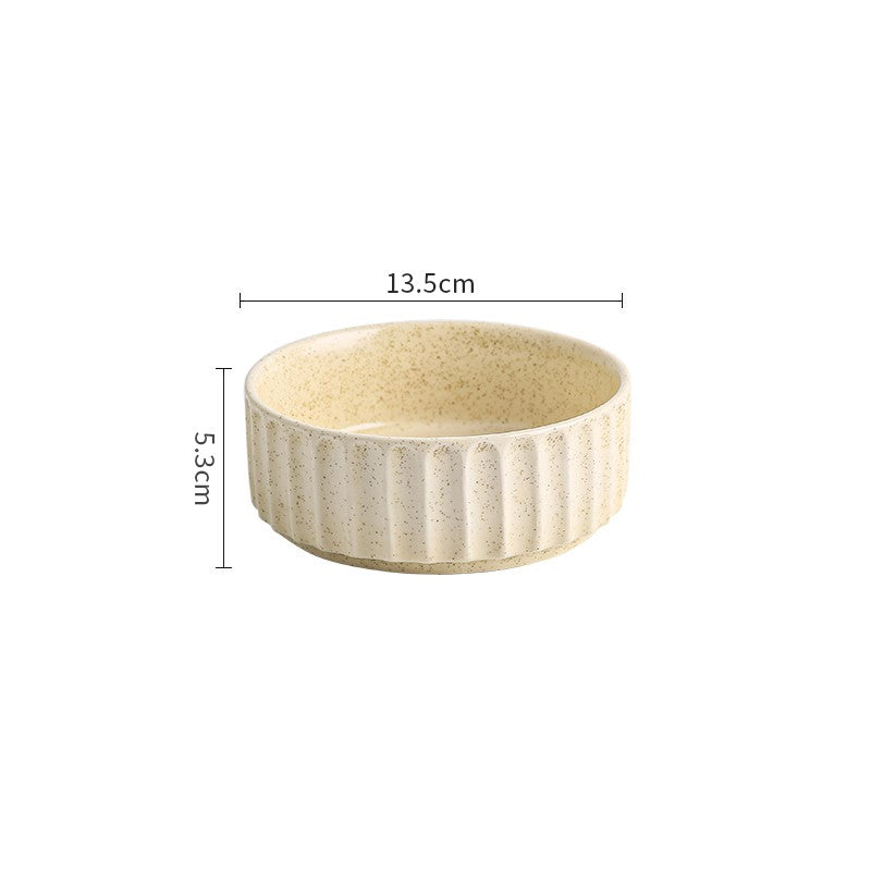 Ceramic Anti Overturning And Exquisite Protection Of Cervical Vertebrae Pet Bowl