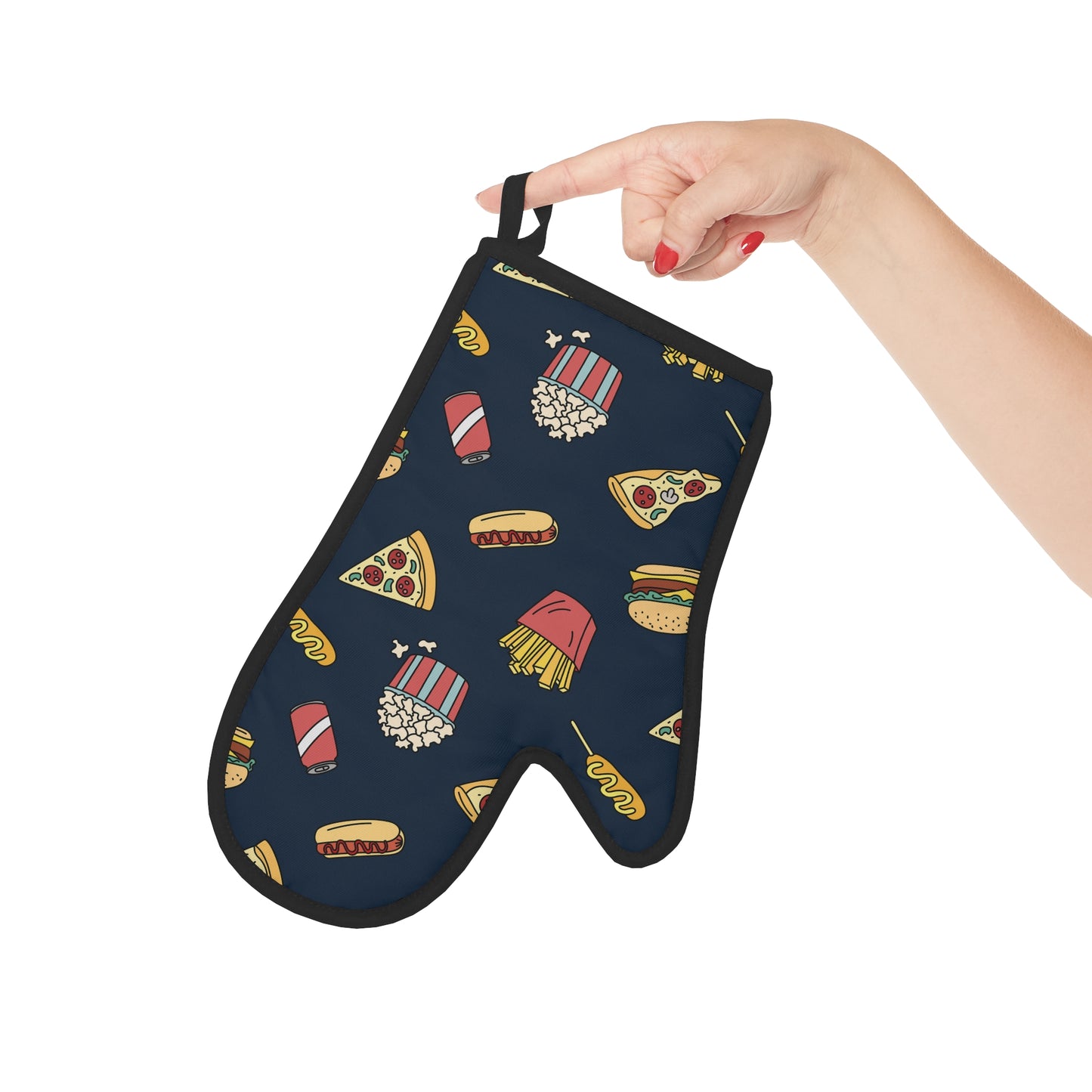 Fast Food Pattern Oven Glove