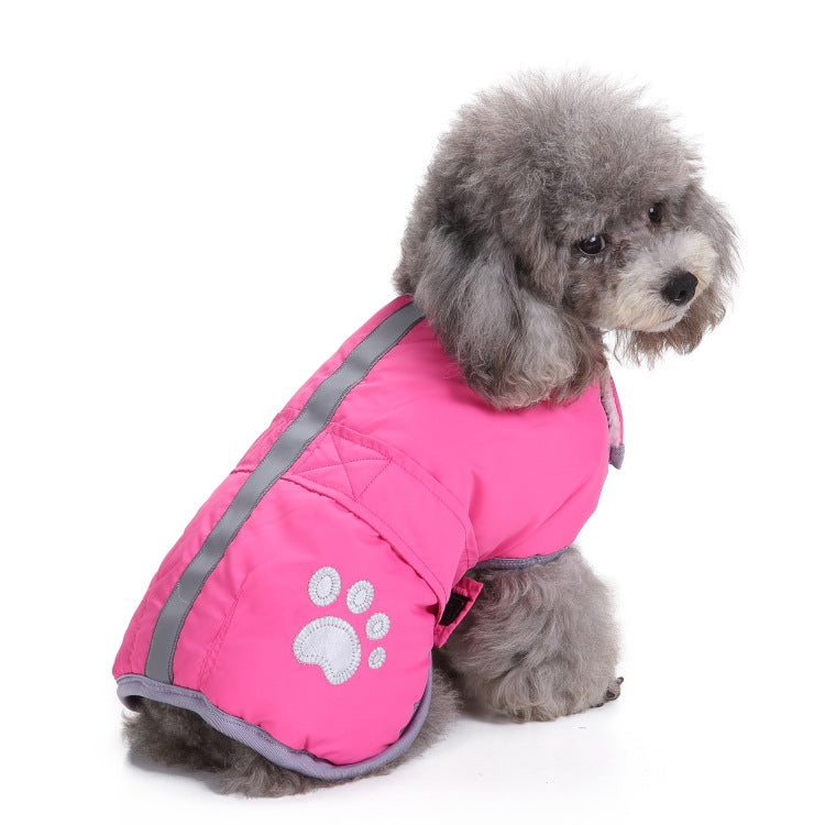 Reflective Dog Cotton Clothes Winter