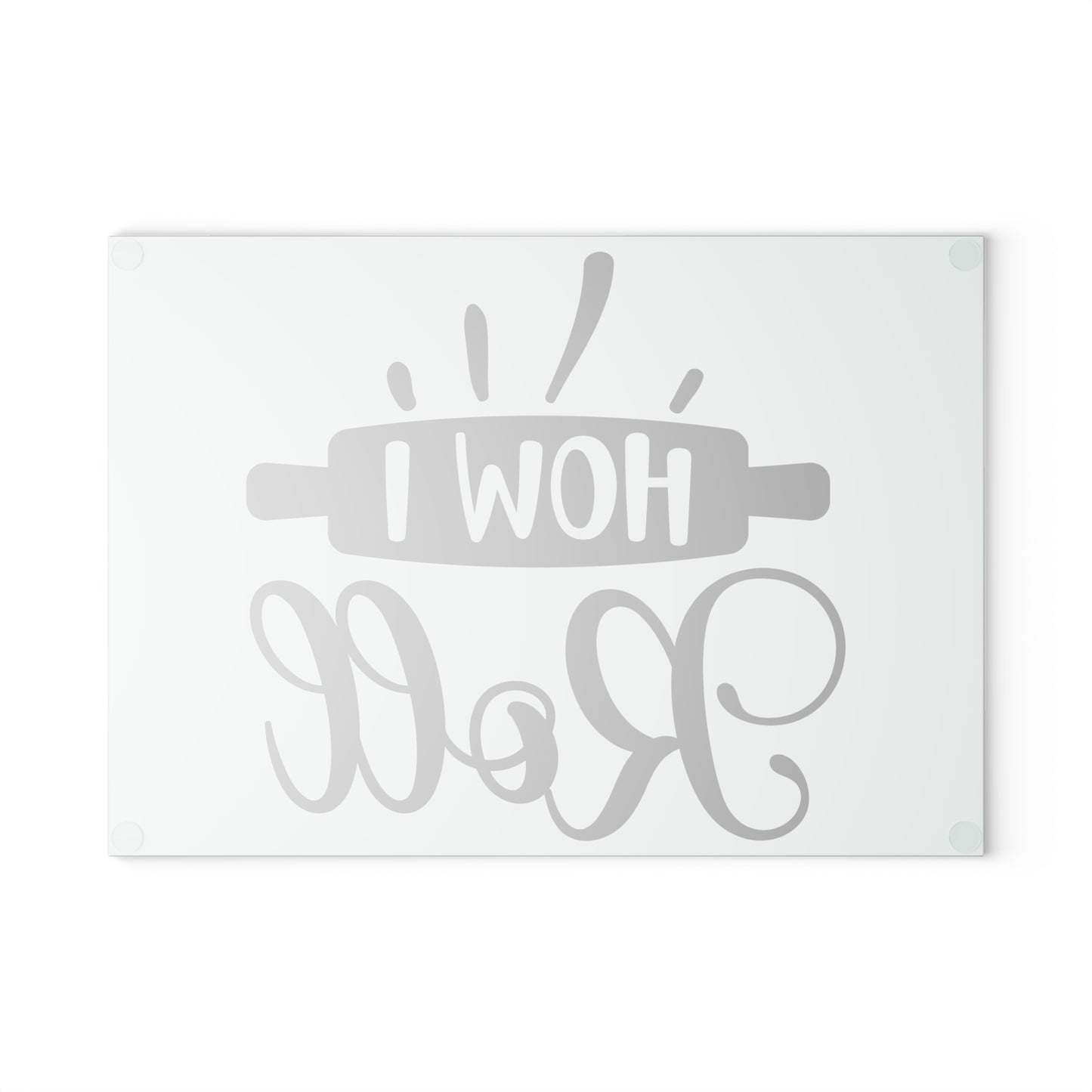 How I Roll Glass Cutting Board - Unique Cutting Board - Silly Sayings Cutting Board - Kitchen Sayings Cutting Board - Funny Sayings