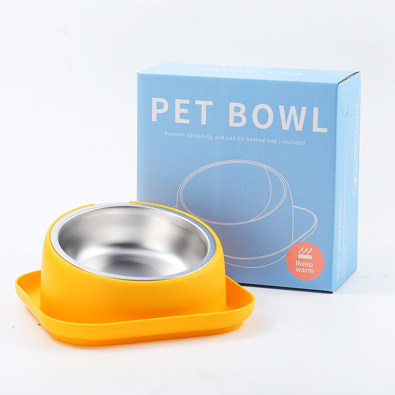 Cat Bowl Oblique Dog Food Anti-tumble