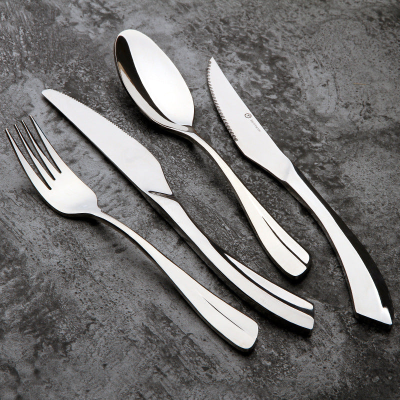 Stainless steel creative full set of western tableware