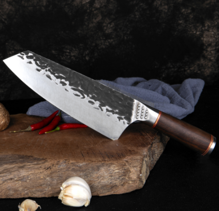 Stainless steel hand forged knife