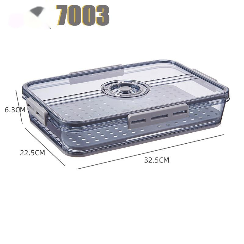 Refrigerator Storage Box Transparent Food Grade PET Plastic Storage Box