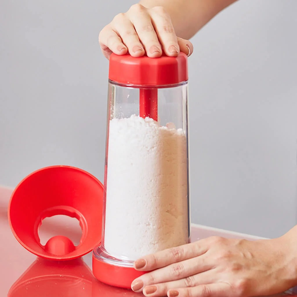 Hand-held Rotation Of Flour Mixer