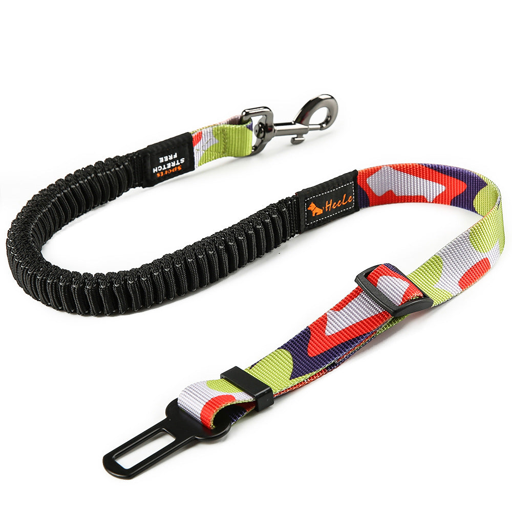 Pet Dog Car Seat Belt Elastic Stretch