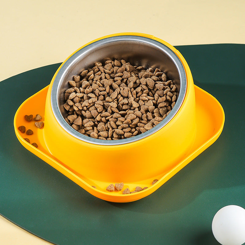 Cat Bowl Oblique Dog Food Anti-tumble