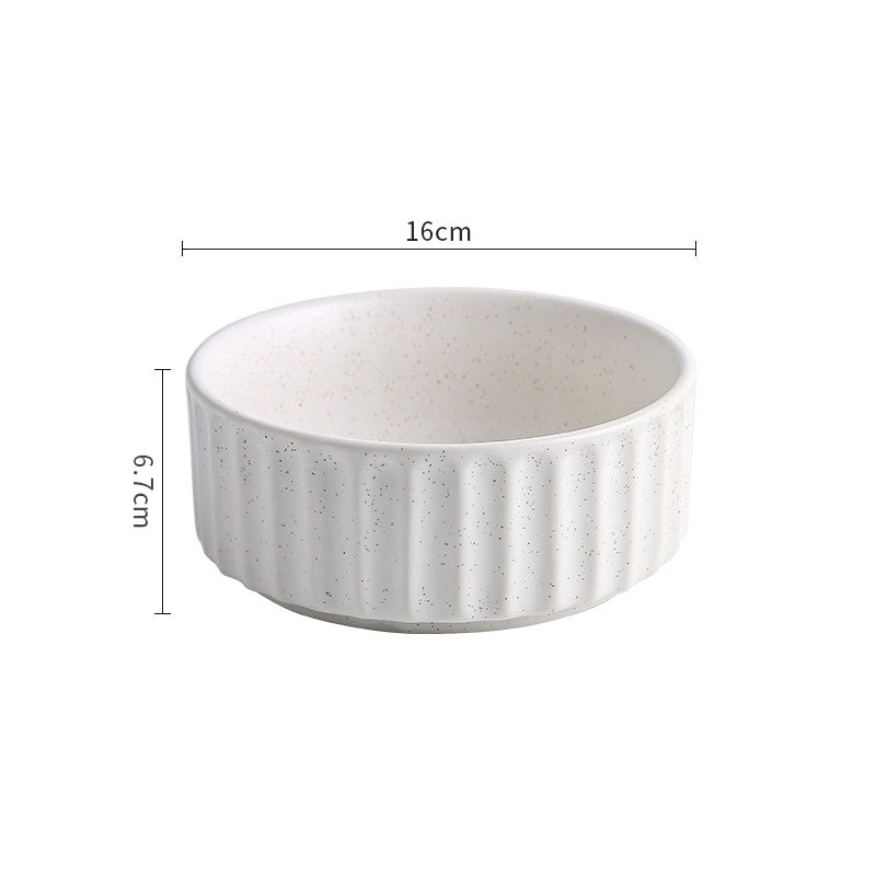 Ceramic Anti Overturning And Exquisite Protection Of Cervical Vertebrae Pet Bowl