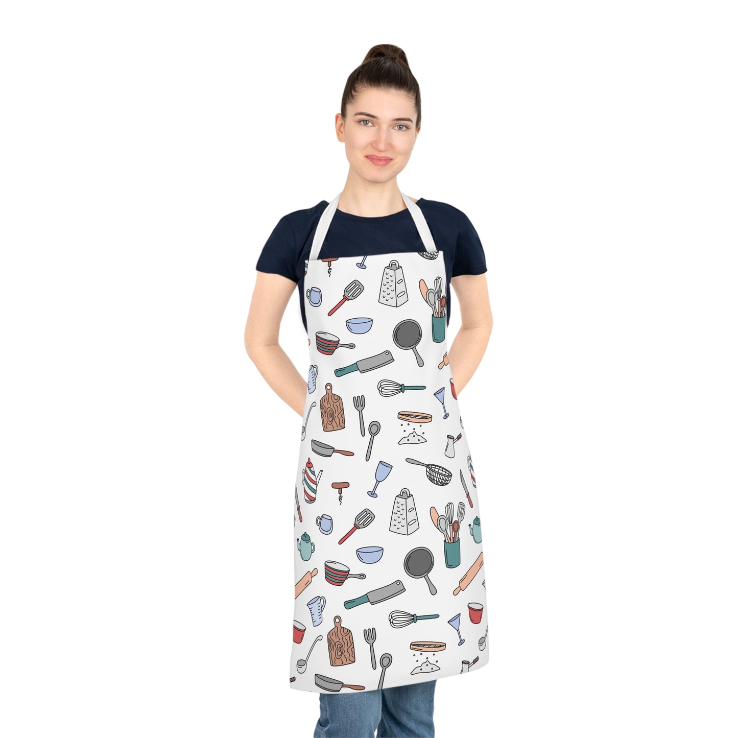 Adult Apron with Cooking Items