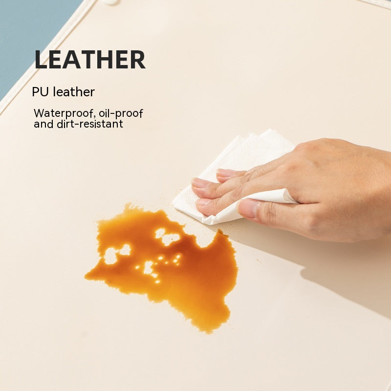 Pet Waterproof And Oil Resistant PU Leather Anti Slip Pad