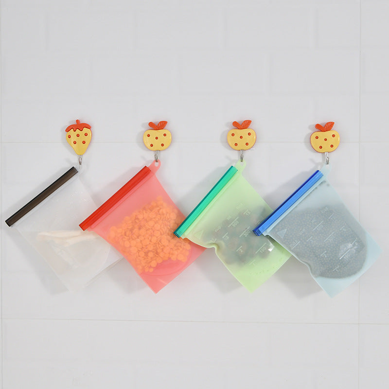 Kitchen Storage Bag Silicone Storage Bag Vacuum Sealed Bag Refrigerator Food Bag Dried Fruit Storage Bag