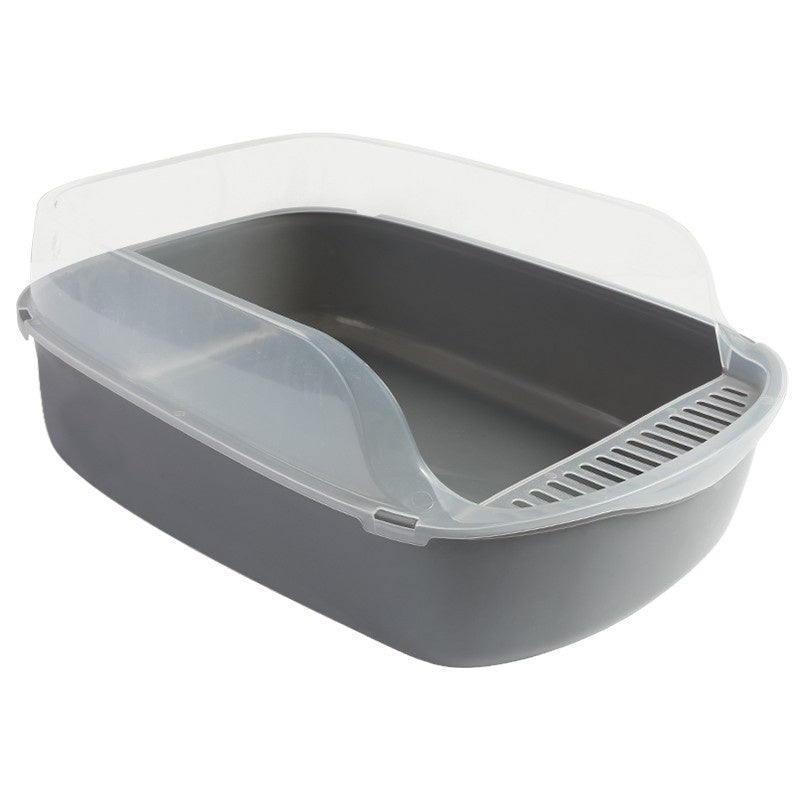 Semi-closed Anti-sand Litter Box