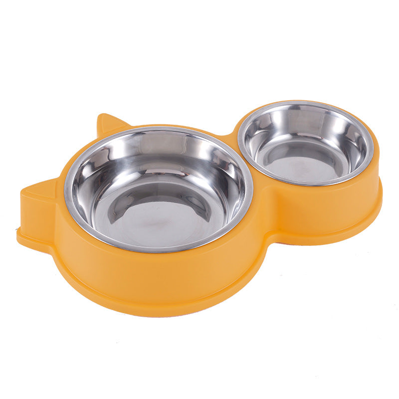 Dogs And Cats Anti-tumble Double Bowl Automatic Drinking Pet Supplies