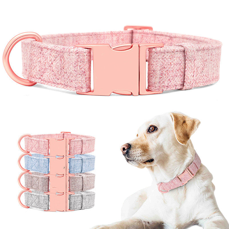 Pet Dog Collar Engraving Anti-Lost Traction Rope Supplies