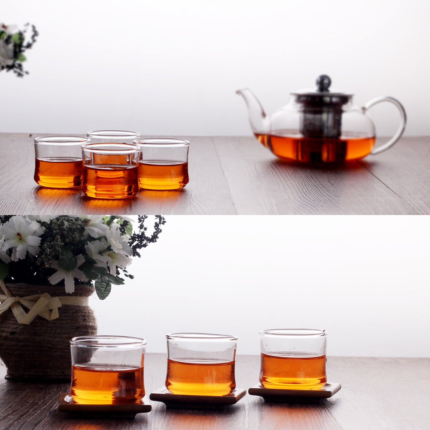 Thick Heat-resistant Transparent Glass Tea Tasting Cup Small Teacup