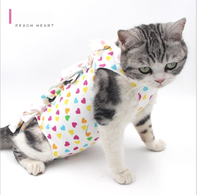 Pet Cat Neutering Weaning Clothes Breathable