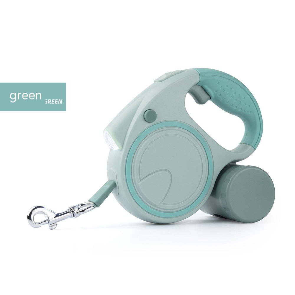 New Pet Flashlight Automatic Retractable Leash