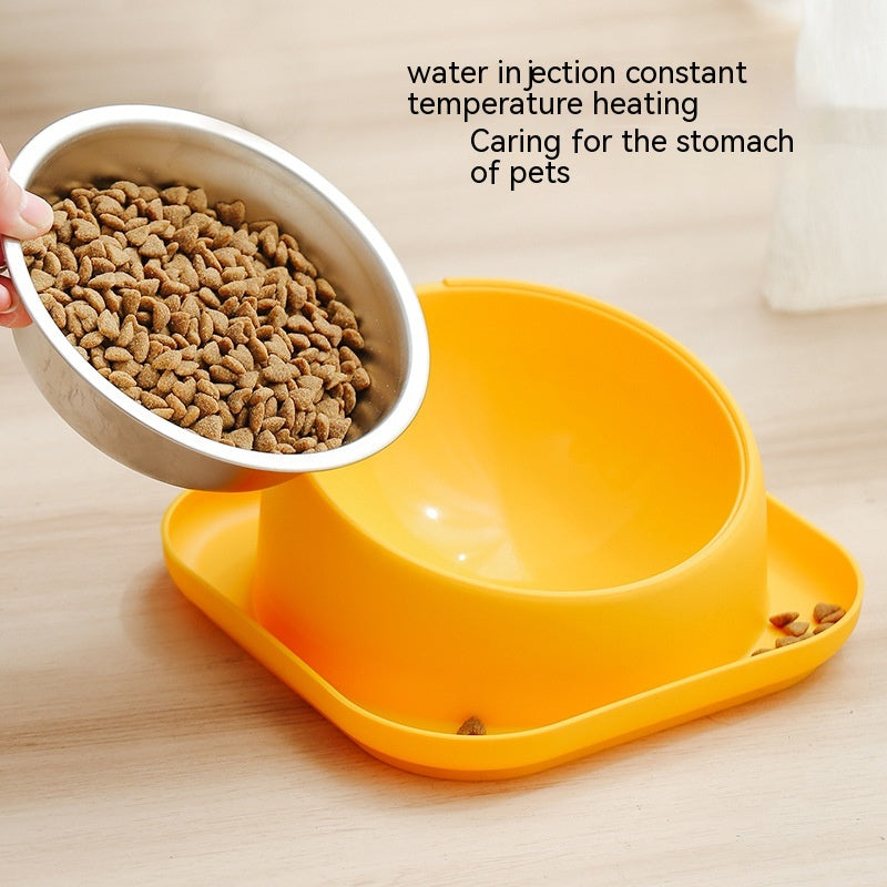 Cat Bowl Oblique Dog Food Anti-tumble