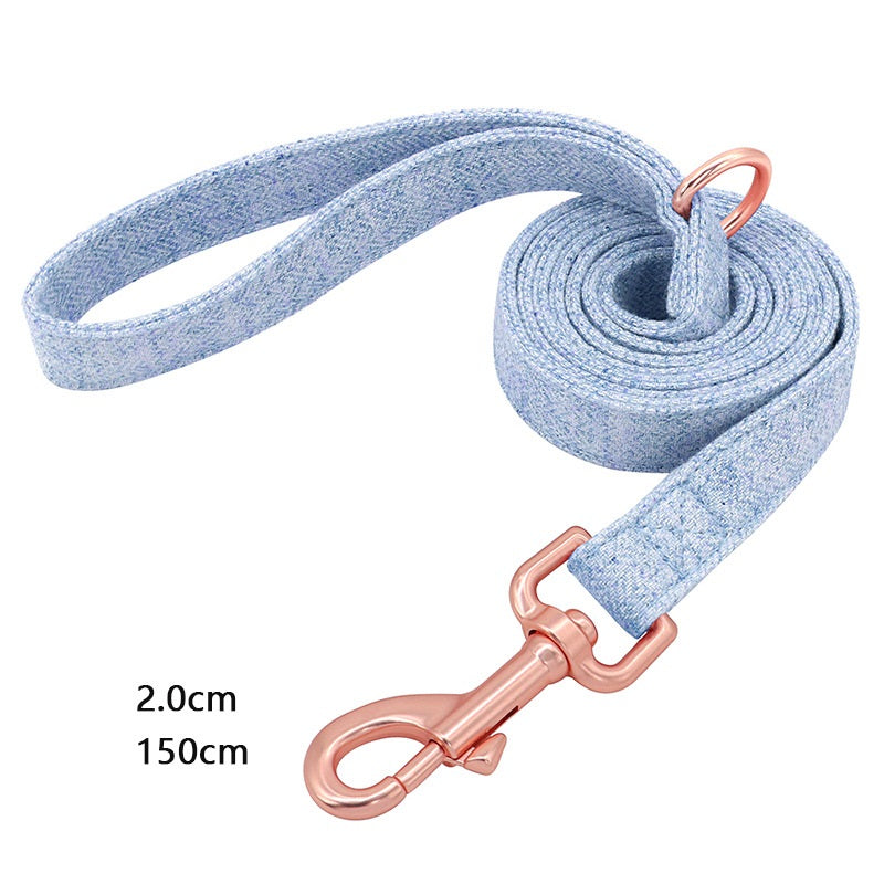 Pet Dog Collar Engraving Anti-Lost Traction Rope Supplies