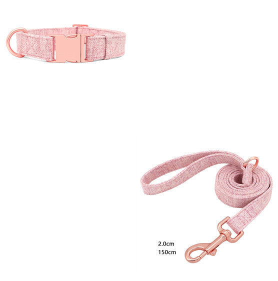 Pet Dog Collar Engraving Anti-Lost Traction Rope Supplies